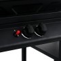 Barbacoa portátil de gas con mesita de 3 estantes negro de , Barbacoas - Ref: Foro24-3051180, Precio: 160,53 €, Descuento: %