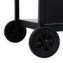 Barbacoa portátil de gas con mesita de 3 estantes negro de , Barbacoas - Ref: Foro24-3051180, Precio: 160,53 €, Descuento: %