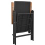 Juego de comedor para jardín 9 piezas negro y marrón de , Conjuntos de jardín - Ref: Foro24-3060081, Precio: 793,47 €, Descue...