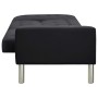 Sofá cama cuero sintético negro de , Sofás - Ref: Foro24-244304, Precio: 270,96 €, Descuento: -5%%