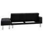 Sofá cama cuero sintético negro de , Sofás - Ref: Foro24-244304, Precio: 270,96 €, Descuento: -5%%