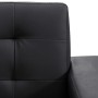 Sofá cama cuero sintético negro de , Sofás - Ref: Foro24-244304, Precio: 270,96 €, Descuento: -5%%