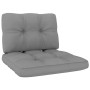 Sillas de jardín cojines 2 uds gris madera de pino impregnada de , Sillas de jardín - Ref: Foro24-3065790, Precio: 406,49 €, ...