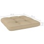 Sillas de jardín cojines 2 uds beige madera de pino impregnada de , Sillas de jardín - Ref: Foro24-3065792, Precio: 395,38 €,...