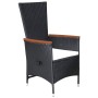 Juego de comedor de jardín 7 piezas ratán sintético negro de , Conjuntos de jardín - Ref: Foro24-3070766, Precio: 1,00 €, Des...