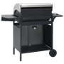 Barbacoa grill de gas 4+1 quemadores negra y plateada de , Barbacoas - Ref: Foro24-3072536, Precio: 451,41 €, Descuento: -5%%