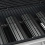 Barbacoa grill de gas 4+1 quemadores negra y plateada de , Barbacoas - Ref: Foro24-3072536, Precio: 451,41 €, Descuento: -5%%