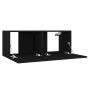 Set de muebles de salón TV 3 pzas madera de ingeniería negro de , Muebles TV - Ref: Foro24-3078763, Precio: 128,71 €, Descuen...