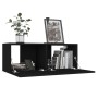 Set de muebles de salón TV 4 pzas madera de ingeniería negro de , Muebles TV - Ref: Foro24-3078749, Precio: 172,20 €, Descuen...