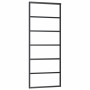 Puerta corredera con herrajes ESG vidrio y aluminio 76x205 cm de , Puertas - Ref: Foro24-3081950, Precio: 190,04 €, Descuento...