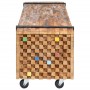 Mueble para TV madera teca macizo 110x30x32,5 cm de , Muebles TV - Ref: Foro24-326173, Precio: 110,73 €, Descuento: -5%%