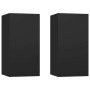 Muebles para TV 2 uds madera contrachapada negro 30,5x30x60 cm de , Muebles TV - Ref: Foro24-803329, Precio: 57,20 €, Descuen...
