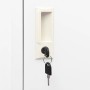 Armario para sillas de montar acero blanco 53x53x105 cm de , Soportes para sillas de montar - Ref: Foro24-339603, Precio: 172...