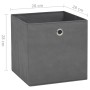 Cajas de almacenaje 10 uds tela no tejida gris 28x28x28 cm de , Cestas para almacenaje - Ref: Foro24-325193, Precio: 42,58 €,...