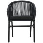 Juego de comedor de jardín 9 piezas negro de , Conjuntos de jardín - Ref: Foro24-3099226, Precio: 930,28 €, Descuento: %