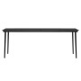 Juego de comedor de jardín 7 piezas con cojines negro de , Conjuntos de jardín - Ref: Foro24-3099309, Precio: 548,01 €, Descu...