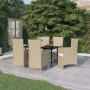 Juego de comedor de jardín 7 piezas con cojines beige de , Conjuntos de jardín - Ref: Foro24-3099471, Precio: 806,17 €, Descu...