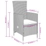 Juego de comedor de jardín 7 piezas con cojines beige de , Conjuntos de jardín - Ref: Foro24-3099471, Precio: 806,17 €, Descu...