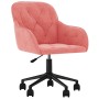 Sillas de comedor giratorias 2 unidades terciopelo rosa de , Sillas de comedor - Ref: Foro24-3103425, Precio: 182,65 €, Descu...