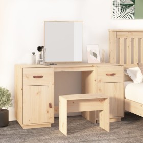 Tocador con espejo madera maciza de pino de , Tocadores para dormitorios - Ref: Foro24-3107834, Precio: 220,06 €, Descuento: %
