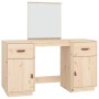 Tocador con espejo madera maciza de pino de , Tocadores para dormitorios - Ref: Foro24-3107834, Precio: 220,06 €, Descuento: %