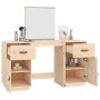 Tocador con espejo madera maciza de pino de , Tocadores para dormitorios - Ref: Foro24-3107834, Precio: 220,06 €, Descuento: %