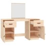 Tocador con espejo madera maciza de pino de , Tocadores para dormitorios - Ref: Foro24-3107834, Precio: 220,06 €, Descuento: %