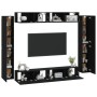 Set de muebles para TV 8 piezas madera contrachapada negro de , Muebles TV - Ref: Foro24-3114295, Precio: 394,70 €, Descuento...
