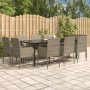 Set comedor jardín 11 pzas y cojines ratán sintético negro gris de , Conjuntos de jardín - Ref: Foro24-3185166, Precio: 709,8...
