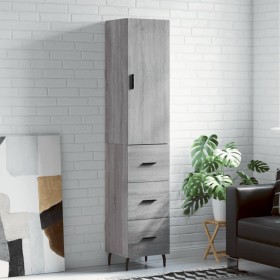 Comprar Aparador alto madera contrachapada gris