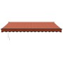 Toldo retráctil automático naranja y marrón 4x3 m de , Toldos - Ref: Foro24-3154518, Precio: 359,90 €, Descuento: %