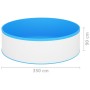 Piscina de chapoteo skimmer colgante y bomba 350x90 cm blanco de , Piscinas - Ref: Foro24-3070798, Precio: 436,13 €, Descuent...
