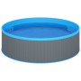 Piscina de chapoteo con skimmer colgante y bomba 350x90 cm gris de , Piscinas - Ref: Foro24-3070801, Precio: 472,55 €, Descue...