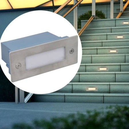 Luces LED empotrables para escaleras 12 uds 44x111x56 mm de , Iluminación de exterior - Ref: Foro24-272496, Precio: 179,23 €,...