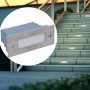 Luces LED empotrables para escaleras 12 uds 44x111x56 mm de , Iluminación de exterior - Ref: Foro24-272496, Precio: 179,23 €,...