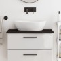 Encimera baño madera maciza tratada marrón oscuro 80x40x2 cm de , Encimeras - Ref: Foro24-3156212, Precio: 47,24 €, Descuento...