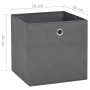 Cajas de almacenaje 4 uds tela no tejida gris 28x28x28 cm de , Cestas para almacenaje - Ref: Foro24-325191, Precio: 22,65 €, ...