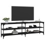 Mueble de TV madera contrachapada negro 160x30x50 cm de , Muebles TV - Ref: Foro24-826749, Precio: 69,70 €, Descuento: -5%%