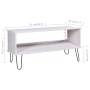 Mesa de centro New York madera maciza pino blanca de , Mesas de centro - Ref: Foro24-321149, Precio: 45,58 €, Descuento: %