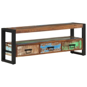 Mueble de TV madera maciza reciclada 120x30x45 cm de , Muebles TV - Ref: Foro24-351671, Precio: 210,66 €, Descuento: -5%%