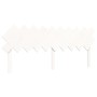 Estructura de cama con cabecero madera maciza blanco 200x200cm de vidaXL, Camas y somieres - Ref: Foro24-3195307, Precio: 159...