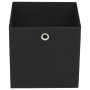 Cajas de almacenaje 4 uds tela no tejida negro 28x28x28 cm de , Cestas para almacenaje - Ref: Foro24-325187, Precio: 22,65 €,...