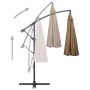 Sombrilla colgante con palo de aluminio taupe 3 m de , Sombrillas - Ref: Foro24-47223, Precio: 131,16 €, Descuento: %
