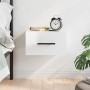 Mesita de noche de pared blanco brillo 35x35x20 cm | Foro24.es | Tu tienda online para hogar, jardín y más Foro24.es