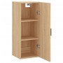 Armario de pared roble Sonoma 34,5x34x90 cm de , Aparadores - Ref: Foro24-828855, Precio: 52,68 €, Descuento: %