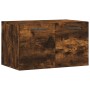Armario de pared madera ingeniería roble ahumado 60x36,5x35 cm de , Taquillas y armarios de almacenamiento - Ref: Foro24-8300...