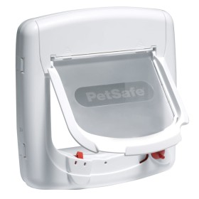 PetSafe Gatera magnética de 4 posiciones Deluxe 400 blanca 5005 de , Puertas para animales domésticos - Ref: Foro24-411383, P...