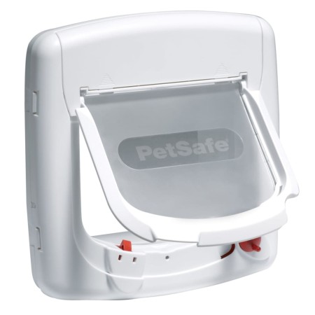 PetSafe Gatera magnética de 4 posiciones Deluxe 400 blanca 5005 de , Puertas para animales domésticos - Ref: Foro24-411383, P...