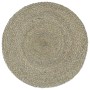 Manteles individuales redondos 6 uds yute gris liso 38 cm | Foro24.es | Tu tienda online para hogar, jardín y más Foro24.es
