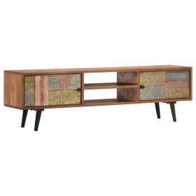 Mueble de TV madera maciza de acacia 140x30x40 cm de , Muebles TV - Ref: Foro24-247682, Precio: 323,25 €, Descuento: -5%%